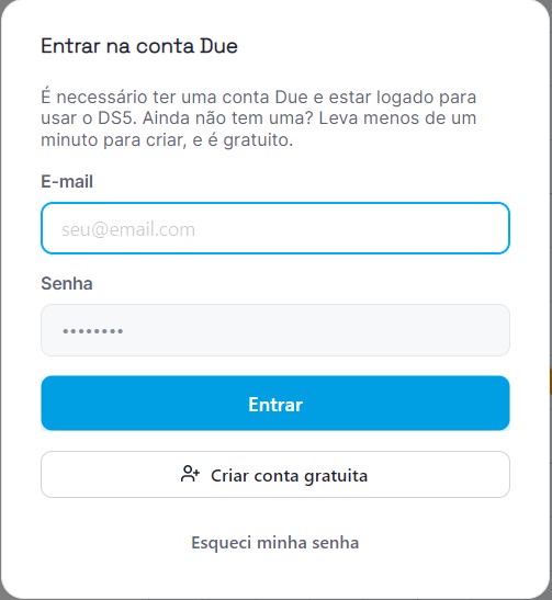 Imagem 1. Criar conta.
