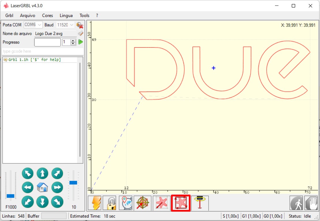 Imagem 1. Projetando frame.