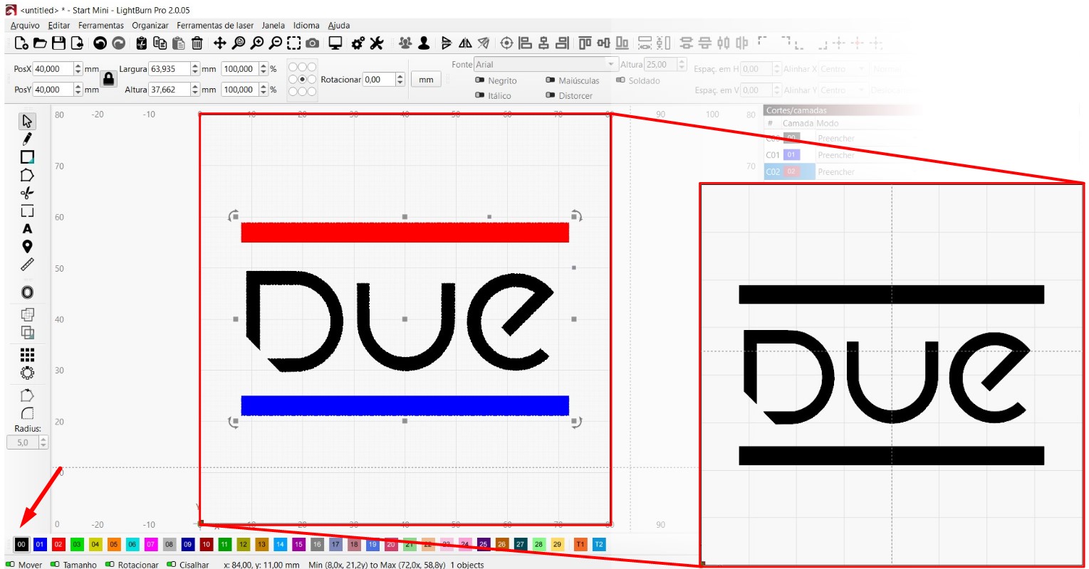 Imagem 3. Unificando camadas.