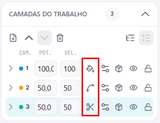 Imagem 12. Modos de operação.